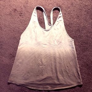 Tan & Cream Lululemon Ombre tank, size 8